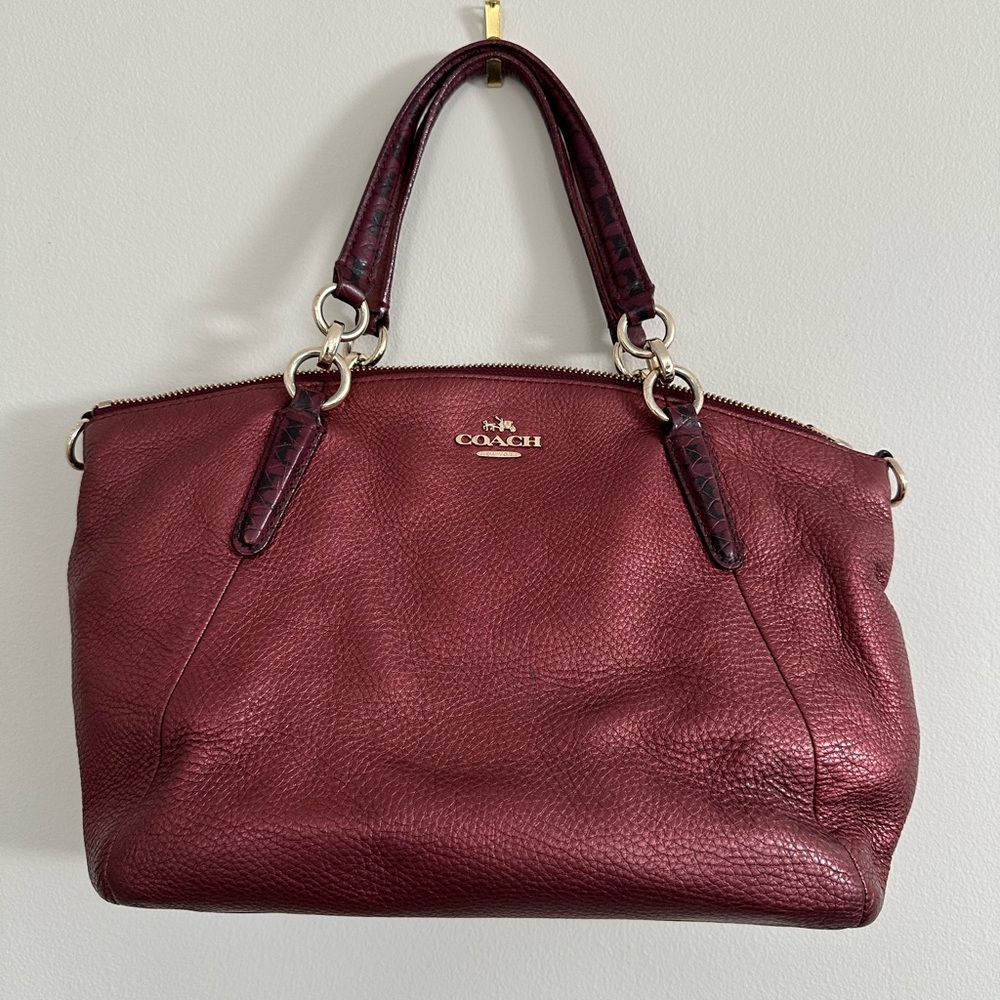 Coach Small Kelsey Satchel Bag (crossbody strap included)